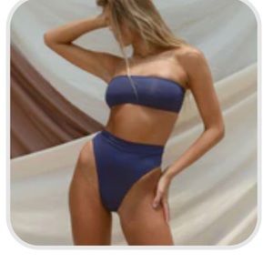 Toast Swim Set in Blue Ribbon